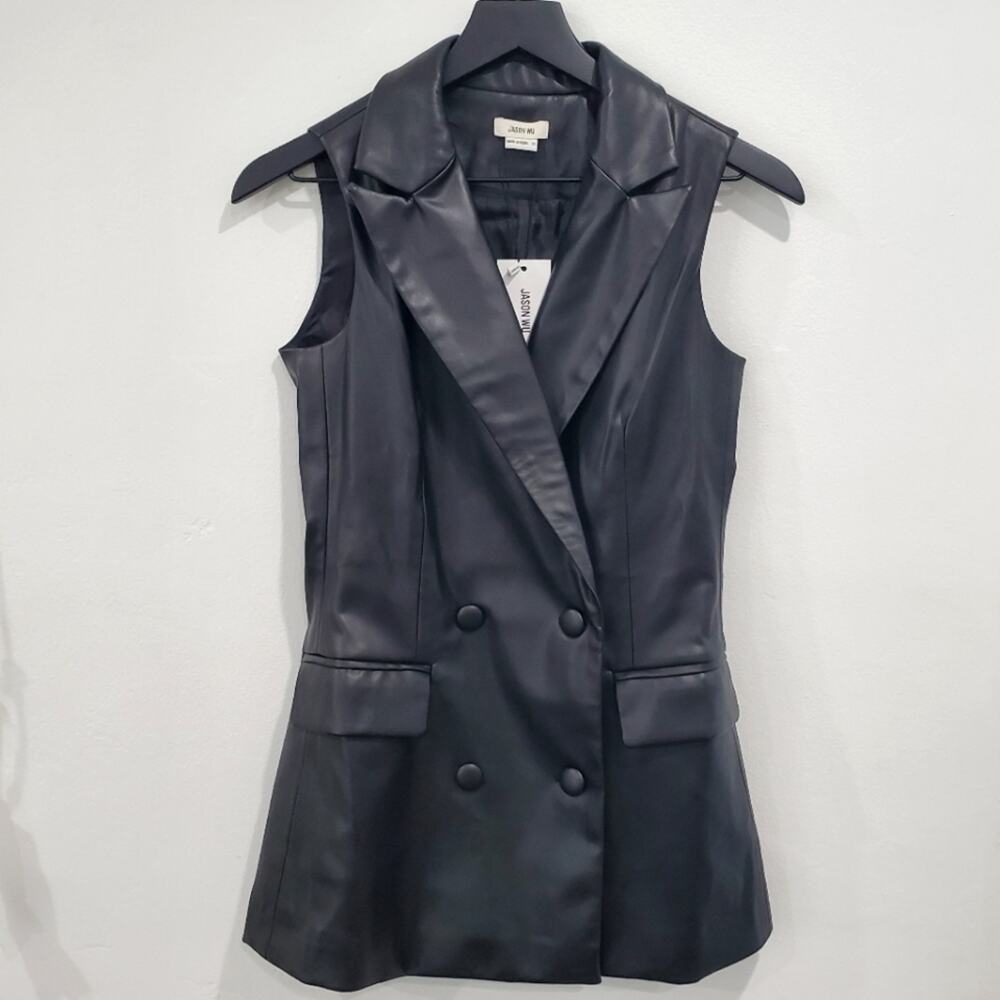 NWT Jason Wu Faux Leather Vest